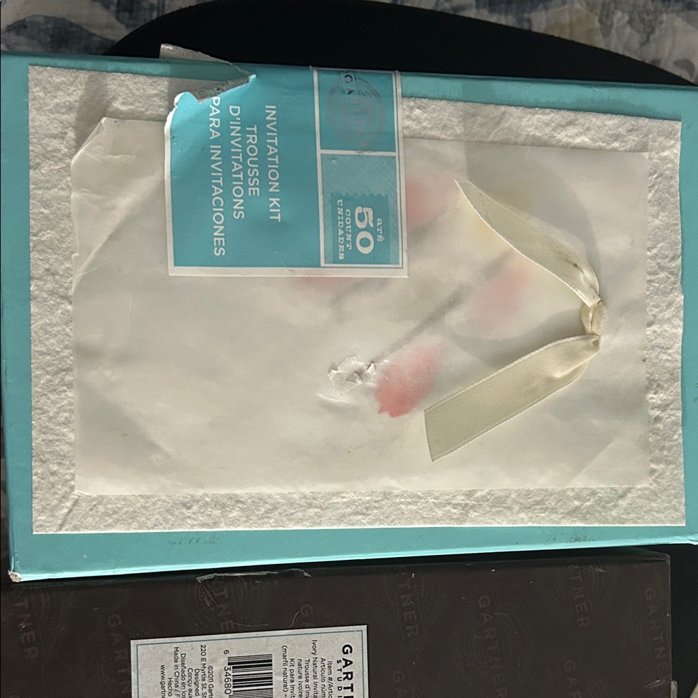 Gartner Studios Invitation Kit with Cream and Pink Details